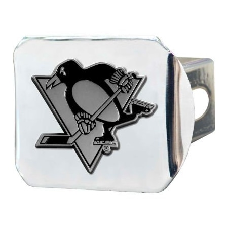 Fanmats NHL - Pittsburgh Penguins - 3-D Chrome Hitch Cover 3-3/8" x 4" - 15152 15152